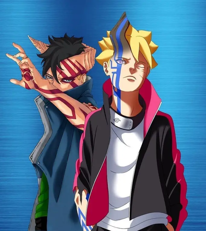 Boruto dan Kawaki Gambar Boruto dan Kawaki