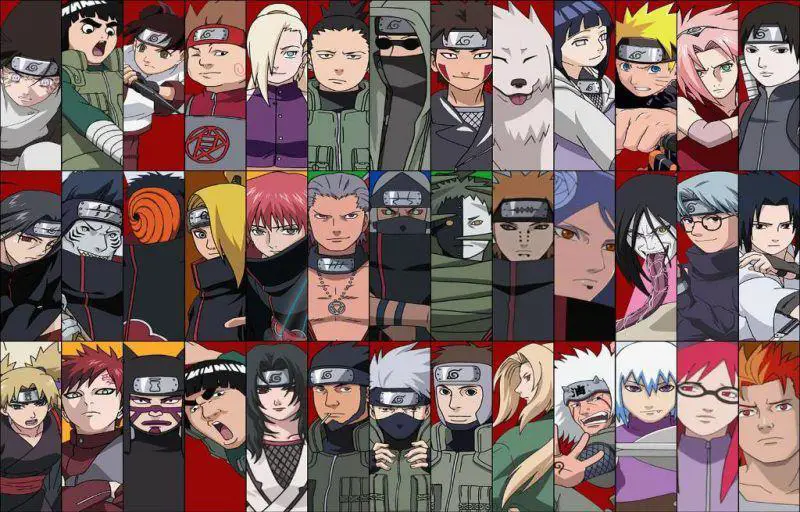 Para Karakter di Anime Boruto Gambar karakter-karakter anime Boruto