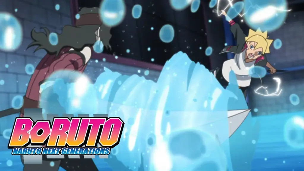 Boruto Menonton Anime Gambar Boruto sedang menonton anime