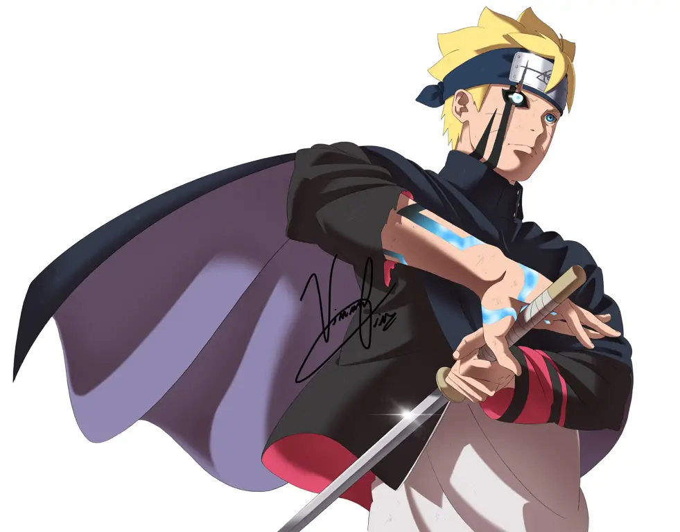 Fanart Karakter Boruto Gambar fanart karakter Boruto