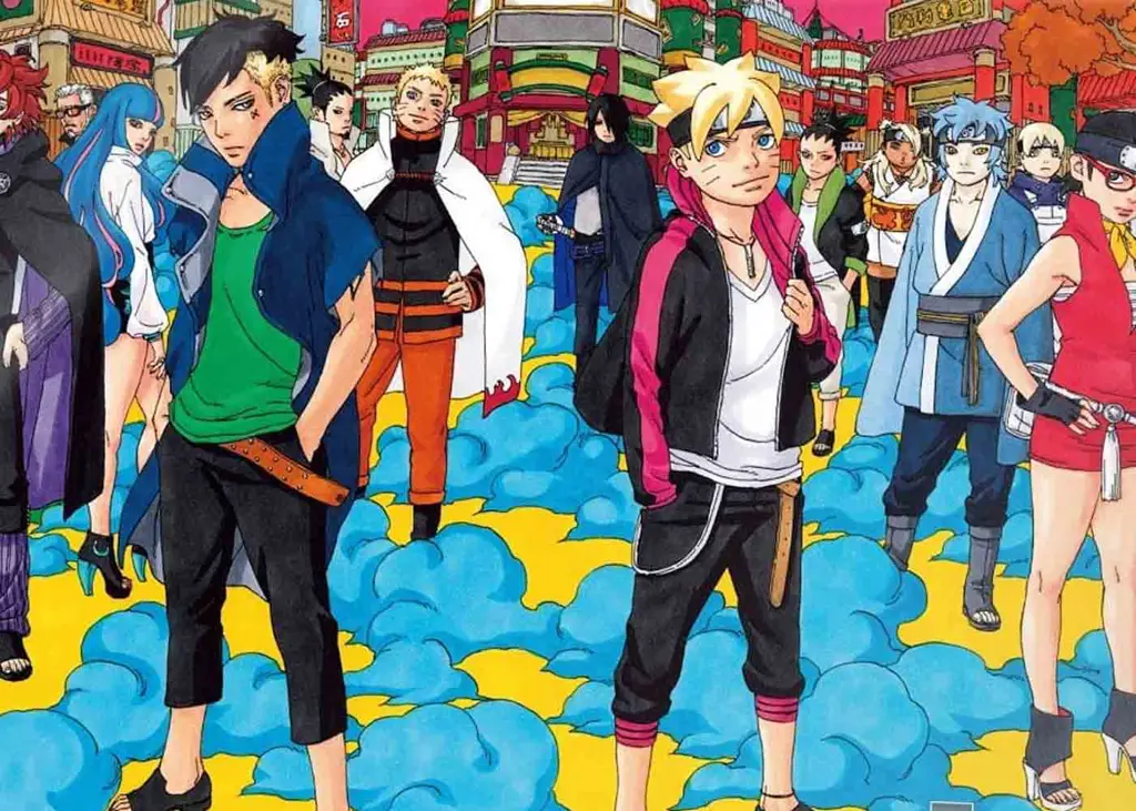 Karakter-karakter Utama dalam Anime Boruto Gambar karakter-karakter Boruto