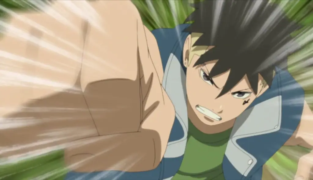 Boruto dan Kawaki berlatih Gambar Boruto dan Kawaki berlatih bersama