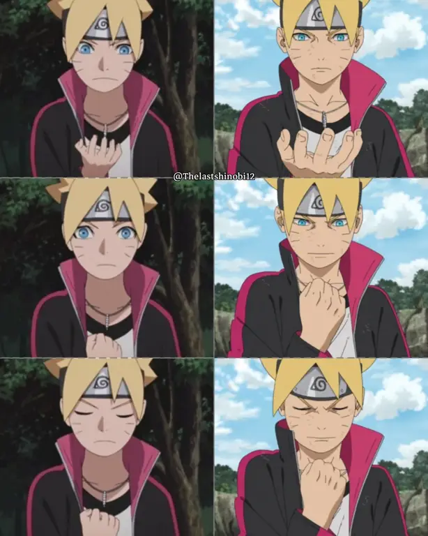 Desain karakter Boruto Gambar desain karakter-karakter di anime Boruto