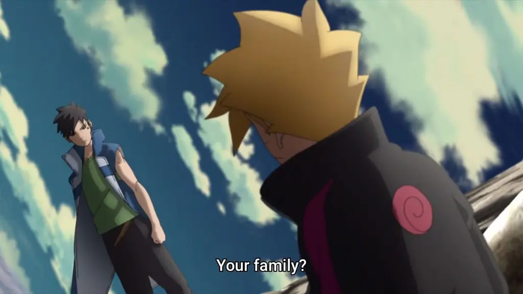 Boruto dan Kawaki dalam petualangan terbaru Gambar Boruto dan Kawaki