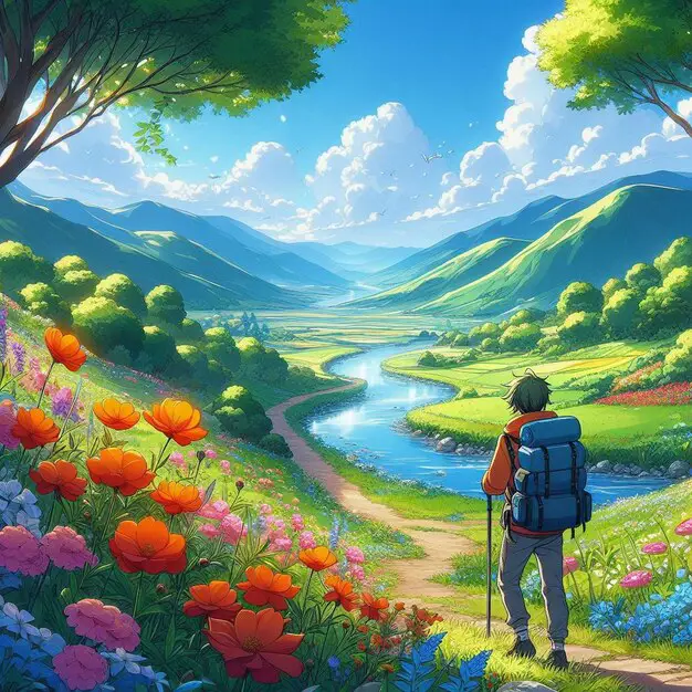 Anime Petualangan Agustus 2019 Pemandangan petualangan anime