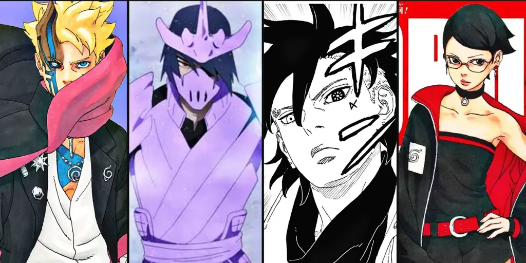 Karakter-karakter dalam Anime Boruto Gambar karakter-karakter Boruto