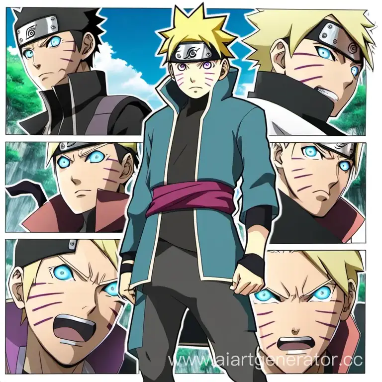 Boruto dan Kawaki Gambar Boruto dan Kawaki
