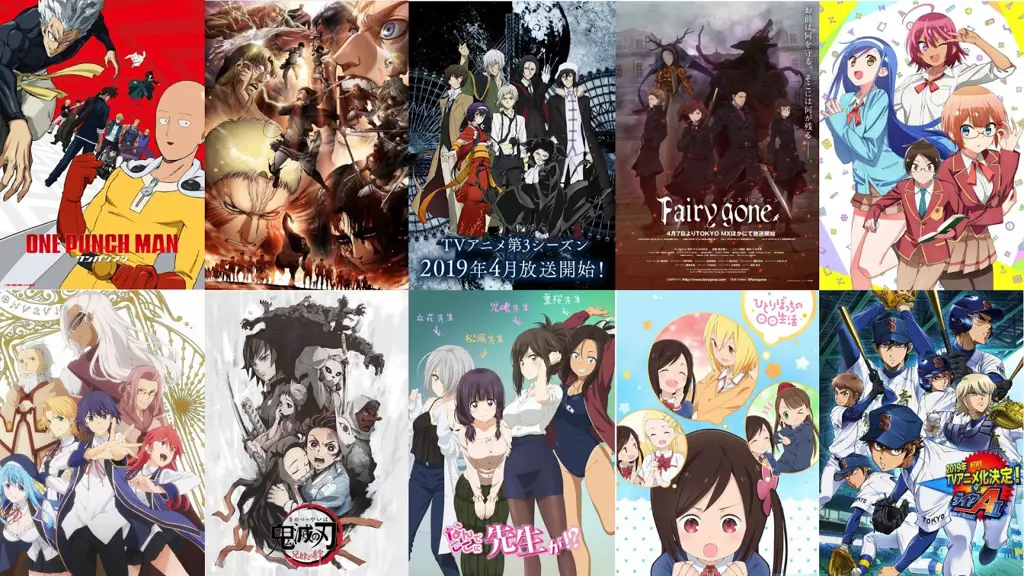 Anime-anime terbaik musim semi 2019 Gambar anime musim semi 2019