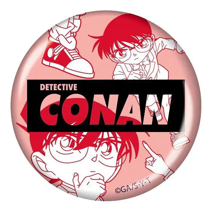 Logo anime Detective Conan yang ikonik Gambar logo Detective Conan
