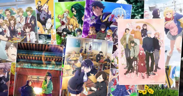 Daftar Anime Terbaru Musim Dingin Cuplikan berbagai anime yang akan tayang di musim dingin 2024