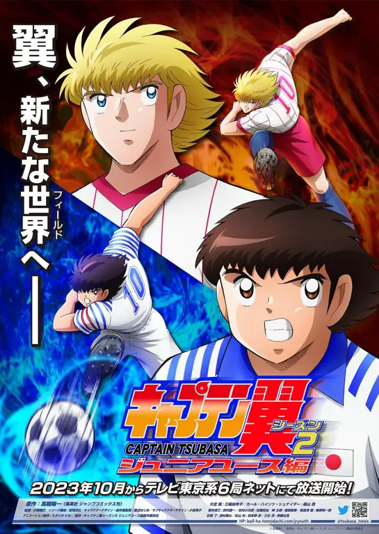 Visual utama anime Captain Tsubasa 2018 Visual utama anime Captain Tsubasa 2018