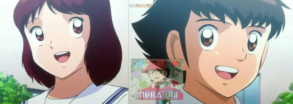 Adegan Pertandingan Sepak Bola Captain Tsubasa 2018 Adegan pertandingan sepak bola dalam anime Captain Tsubasa 2018