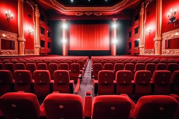 Bioskop Sepi Ruang bioskop yang kosong