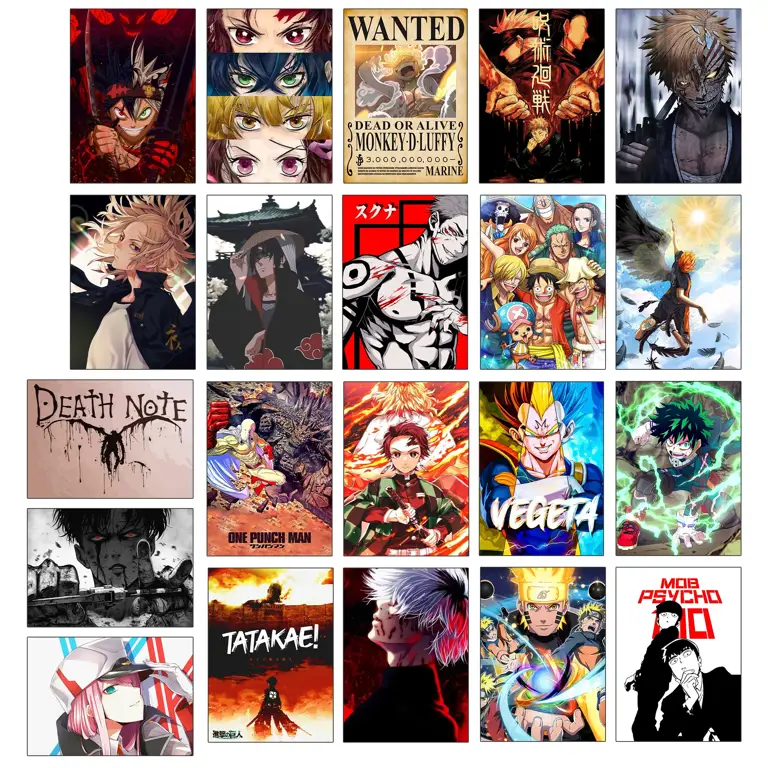 Rekomendasi Anime di Aniplus Berbagai poster anime populer