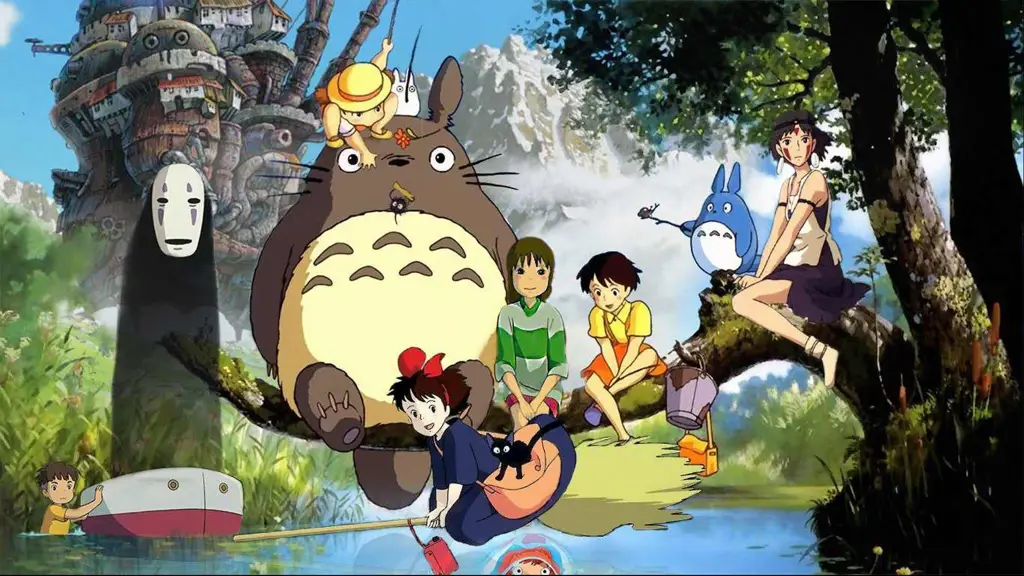 Beragam Genre Film Animasi Jepang Gambar yang menampilkan berbagai macam genre film animasi Jepang