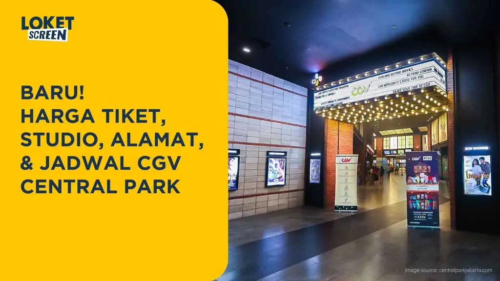 Contoh Harga Tiket Nonton di CGV Contoh tiket bioskop CGV dengan harga tertera