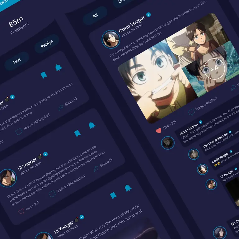Contoh Antarmuka Aplikasi Jadwal Anime Antarmuka aplikasi jadwal anime