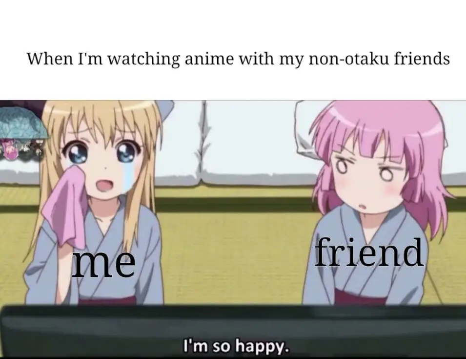 Menonton Anime Bersama Teman Gambar teman-teman menonton anime bersama