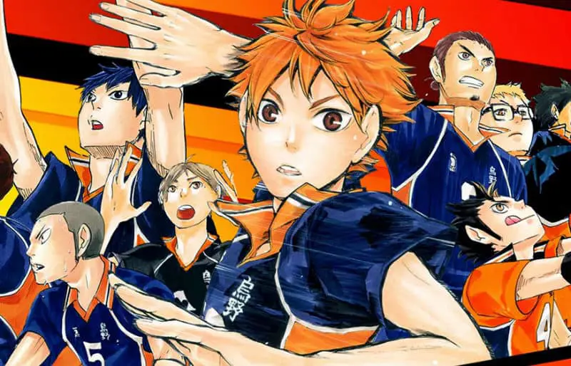 Visual kunci Haikyuu!! season 4 yang menampilkan tim Karasuno Visual kunci Haikyuu!! season 4