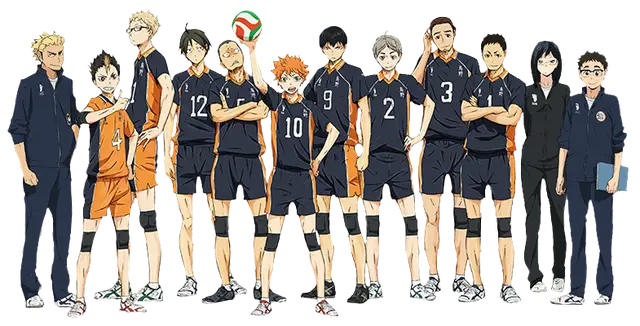 Kerja Sama Tim Karasuno yang Apik Tim Voli Karasuno dalam anime Haikyuu!! Season 4