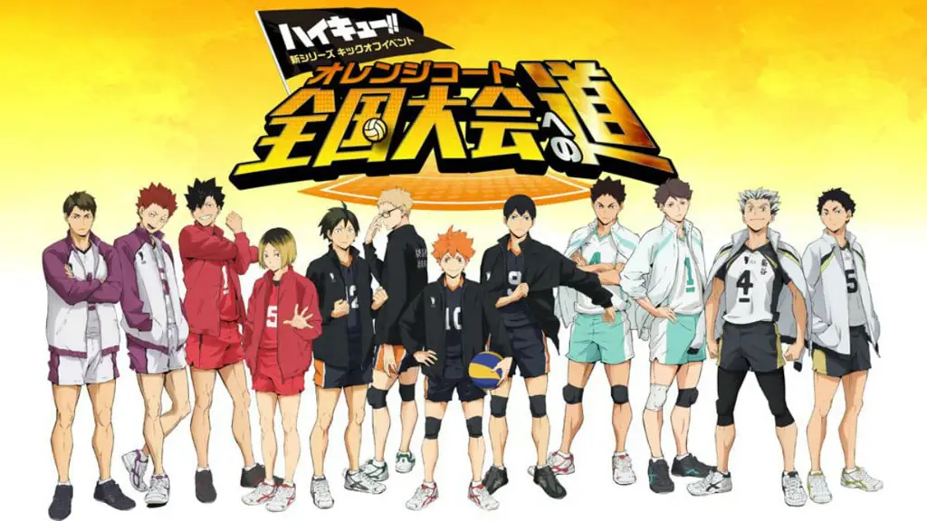 Visual Utama Haikyuu!! Season 4 Visual utama Haikyuu!! Season 4 yang menampilkan para pemain Karasuno