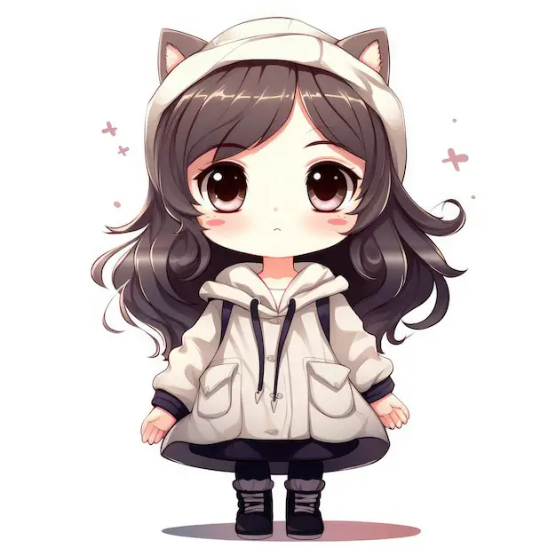Menikmati Anime di Hari Senin Gadis anime imut menonton anime