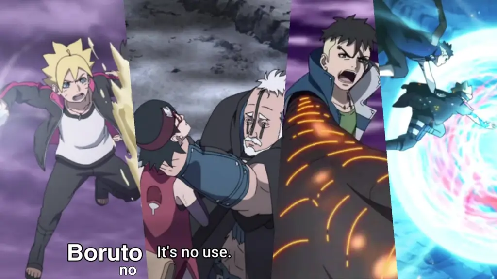 Boruto di Indosiar Gambar adegan seru dari anime Boruto yang ditayangkan di Indosiar