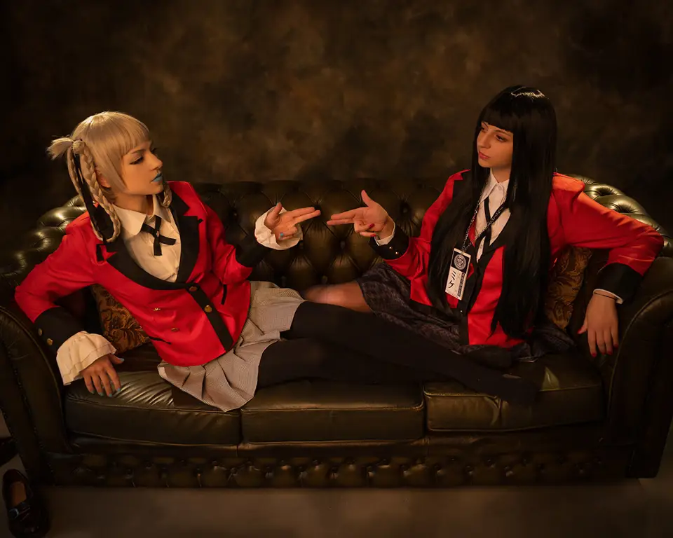 Karakter-karakter Kakegurui yang Menarik Gambar para karakter utama dalam anime Kakegurui