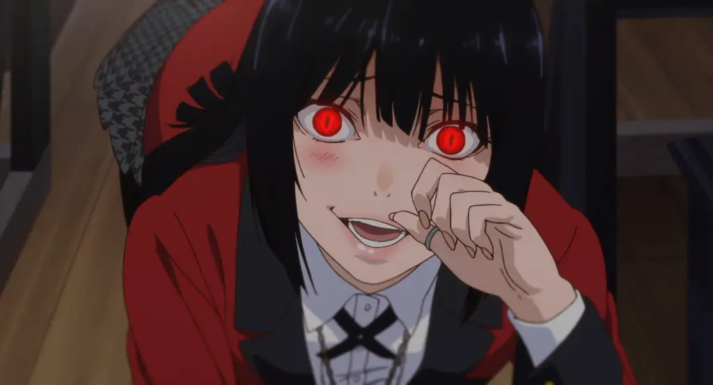 Potret Yumeko Jabami yang memesona Yumeko Jabami dalam Kakegurui XX