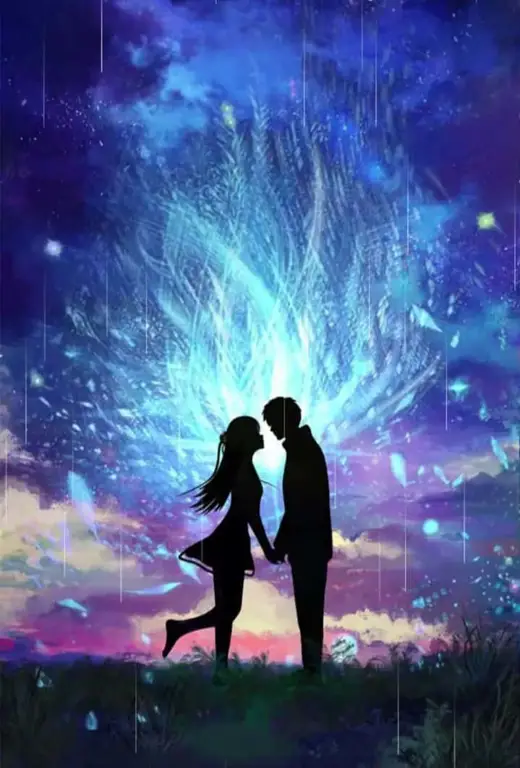 Pasangan Romantis di Anime Gambar pasangan anime romantis