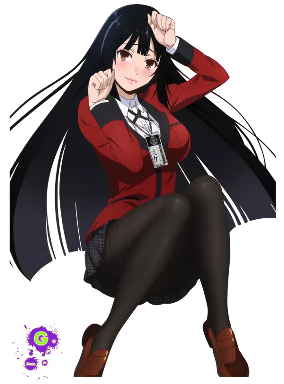 Yumeko Jabami dalam Kakegurui XX Yumeko Jabami, tokoh utama dalam anime Kakegurui XX