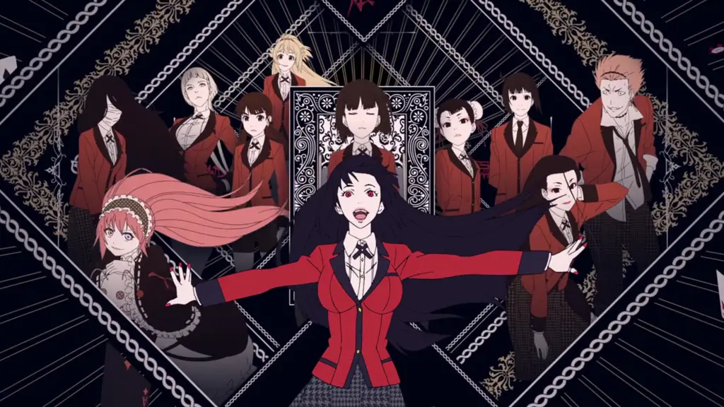 Visual Kunci Anime Kakegurui XX Visual kunci anime Kakegurui XX yang menampilkan Yumeko Jabami dan karakter lainnya.