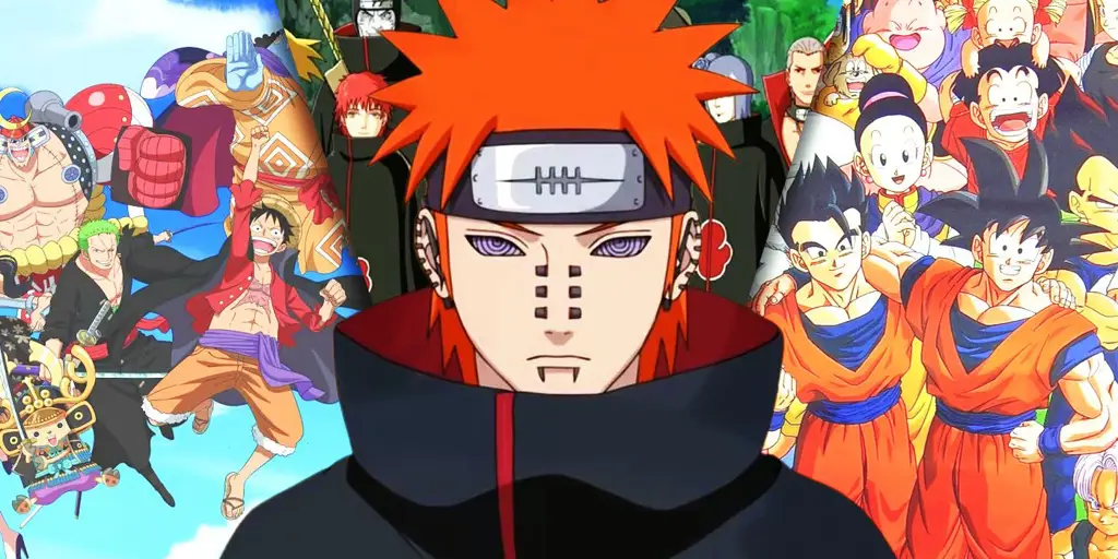Menikmati Anime Bersama Teman Gambar sekelompok teman menonton anime bersama