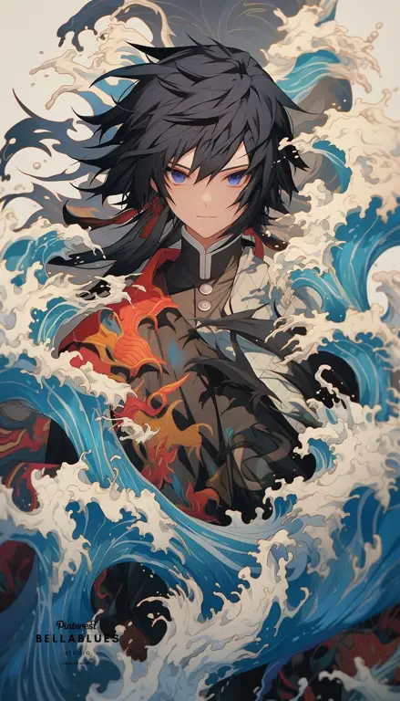 Ilustrasi karakter anime yang antusias menonton film Karakter anime sedang menonton film