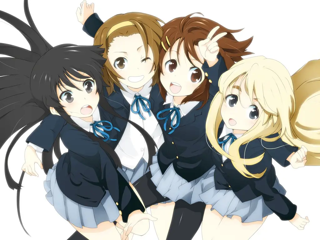 Menonton Anime Bersama Teman Gambar sekelompok teman menonton anime bersama