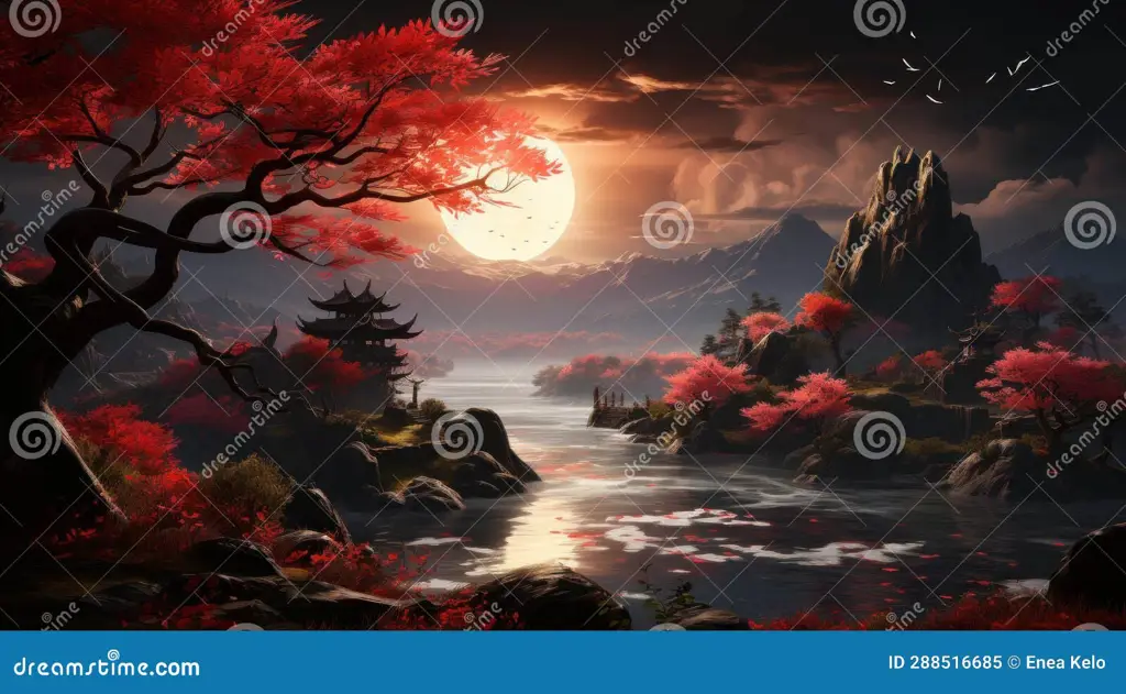 Keindahan Animasi Jepang Pemandangan indah dalam film animasi Jepang