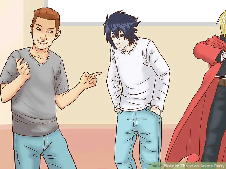 Menikmati anime bersama teman Gambar pesta nonton anime bersama teman-teman