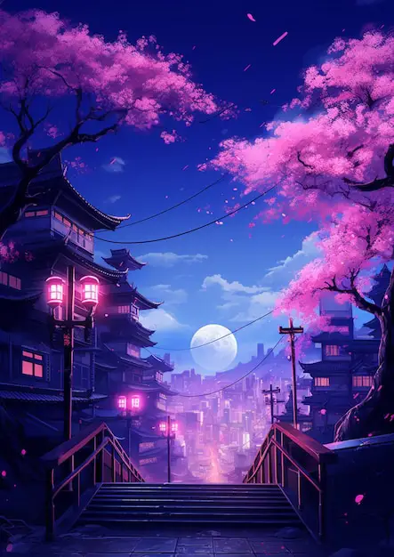 Dunia Fantasi Anime Musim Panas 2018 Pemandangan alam anime