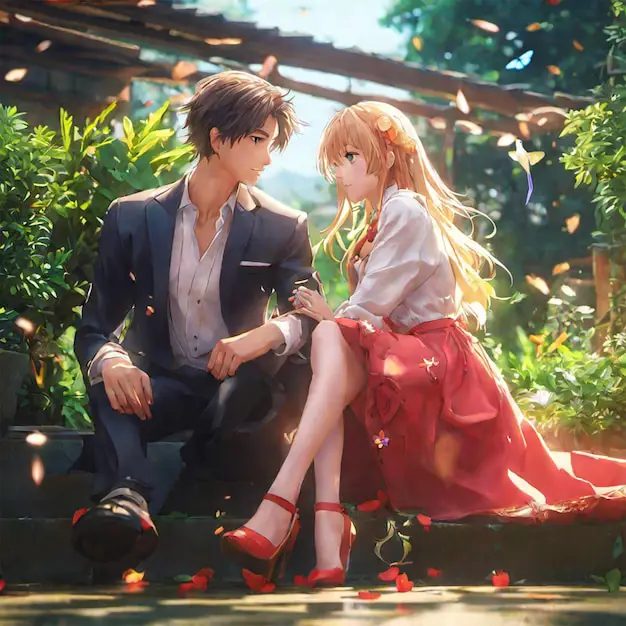 Adegan komedi romantis dalam anime Adegan anime komedi romantis yang lucu dan menggemaskan