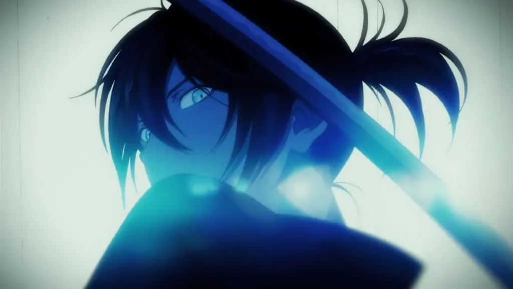 Yato, Dewa Pembawa Keberuntungan Gambar Yato, karakter utama dalam anime Noragami