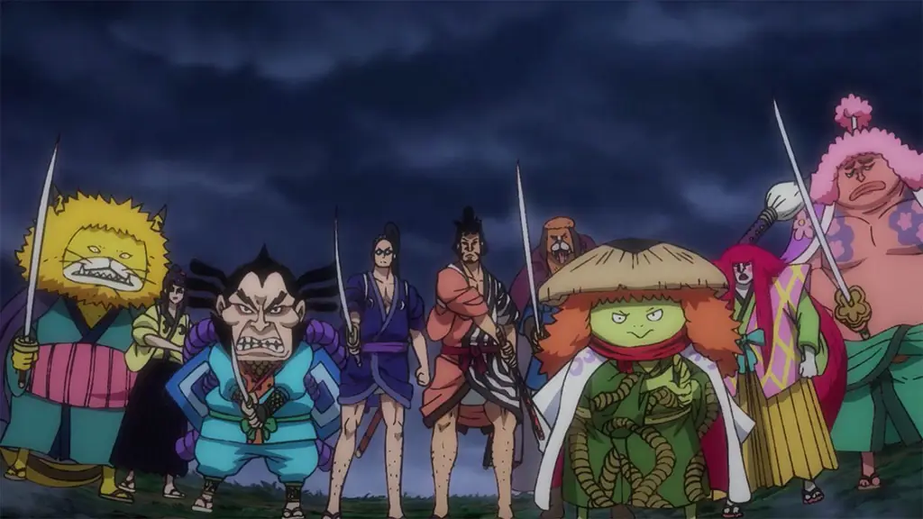 Karakter One Piece di Episode 876 Gambar para karakter One Piece di episode 876