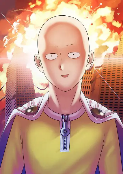 Saitama, sang pahlawan botak Gambar Saitama dari One Punch Man