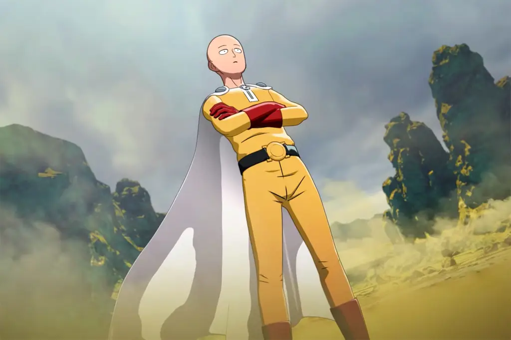 Adegan aksi menegangkan dari One Punch Man Adegan aksi One Punch Man