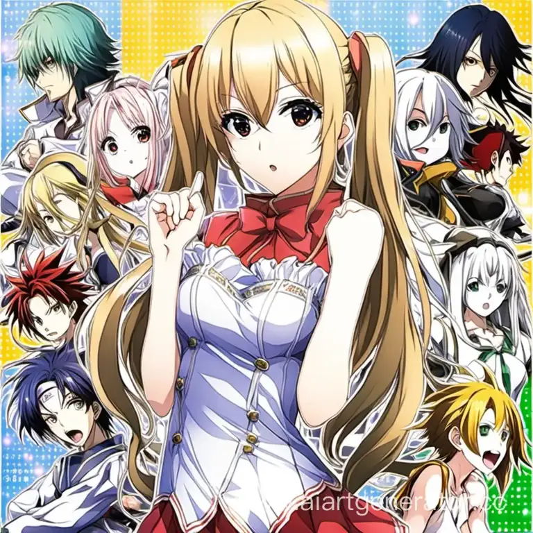Catat Jadwal Anime Favoritmu Gambar kalender dengan karakter anime