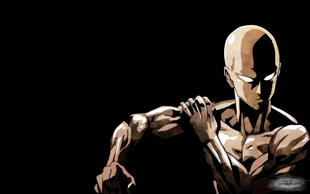 Saitama, sang pahlawan botak Gambar Saitama dari One Punch Man