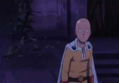 Saitama dalam aksinya di Season 2 Gambar Saitama di One Punch Man Season 2