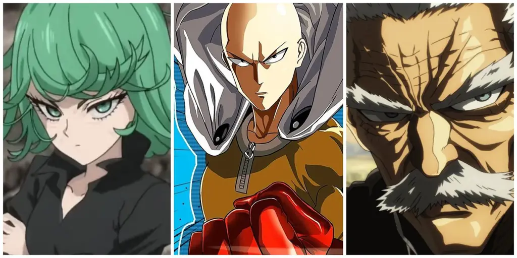Para Karakter One Punch Man yang Menarik Gambar berbagai karakter One Punch Man