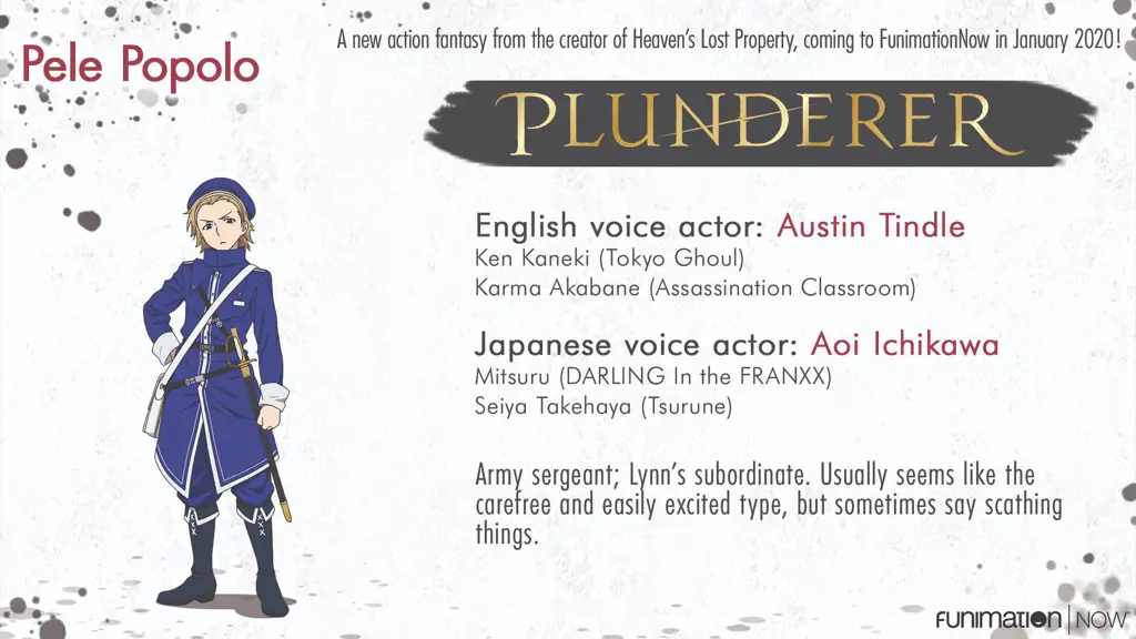Para karakter anime Plunderer Karakter-karakter dalam anime Plunderer
