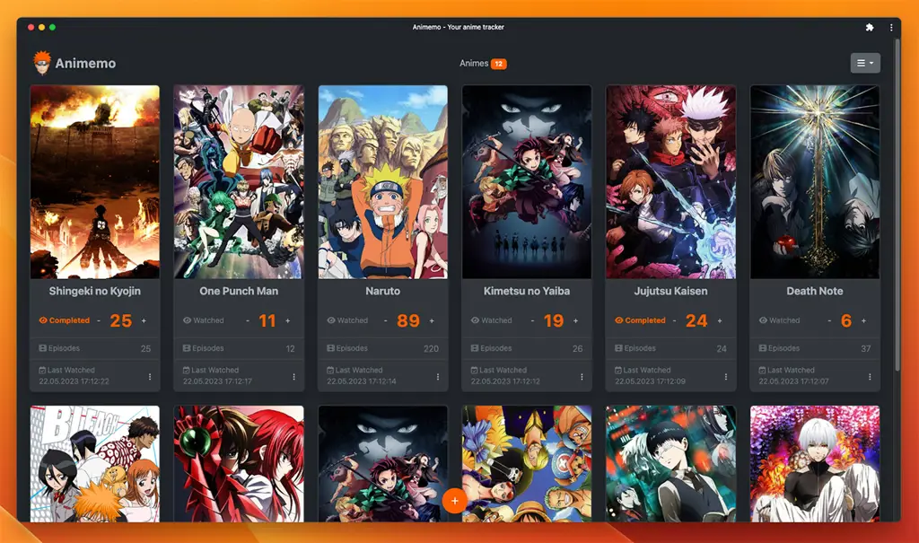 Daftar Anime yang Sedang Ditonton Aplikasi untuk melacak anime yang ditonton