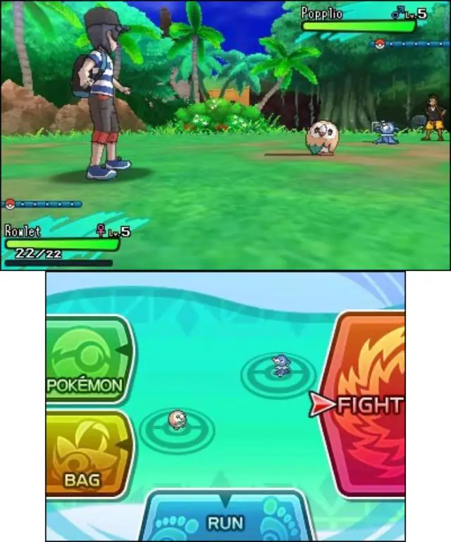Adegan pertarungan Pokemon yang seru Gambar adegan pertarungan Pokemon di Sun and Moon